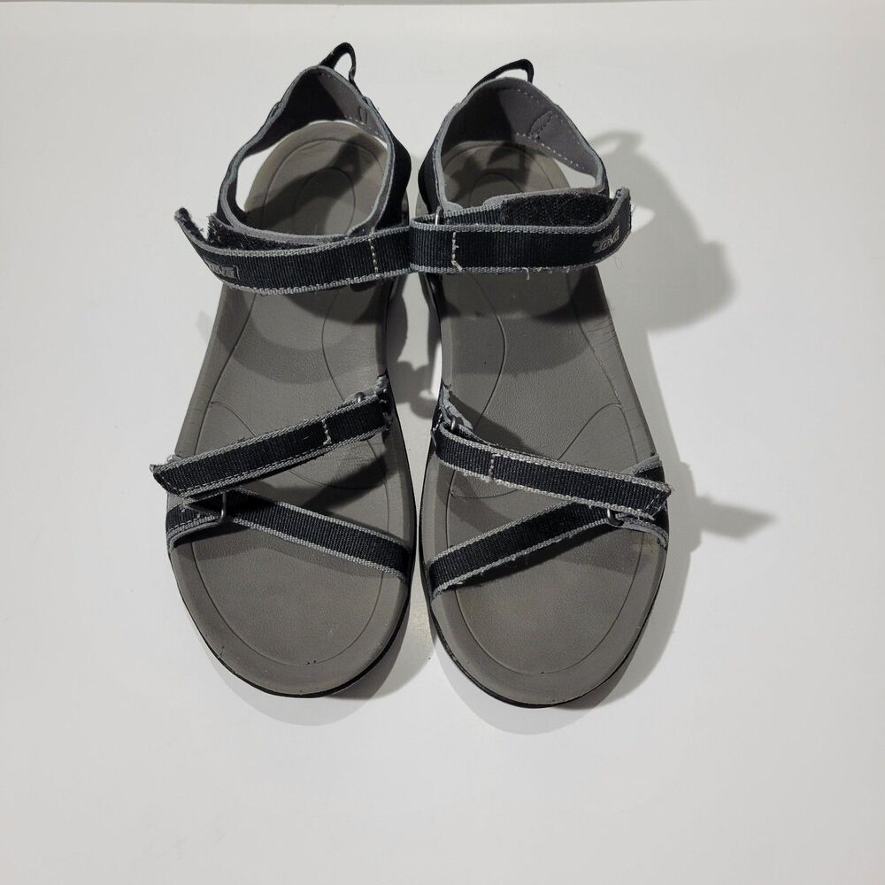 Teva Verra Sandals Women's US Size 10 Black Gray Outdoor Hiking Comfort